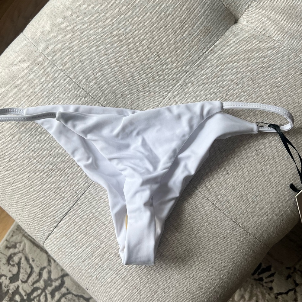 NWT Lovers and Friends White Bikini Bottom
